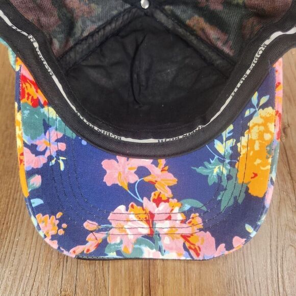 Robin Ruth New York City Quilted Floral Snapback Hat Cap Colorful Flower Fashion - Picture 8 of 10